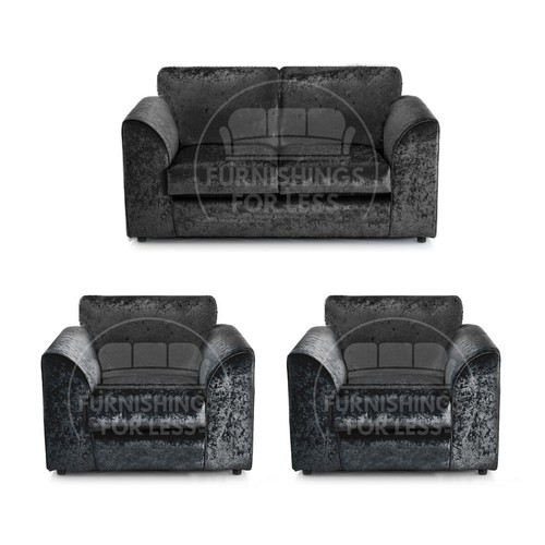 Crystal black corner sofa - corner,
