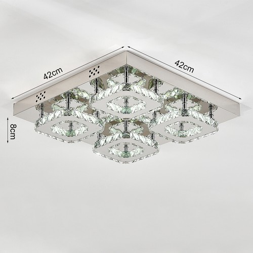 Square round led - square/round, crystal