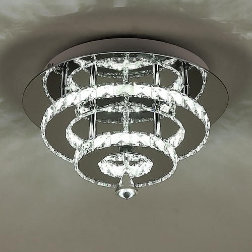 30w chrome round led crystal - round,