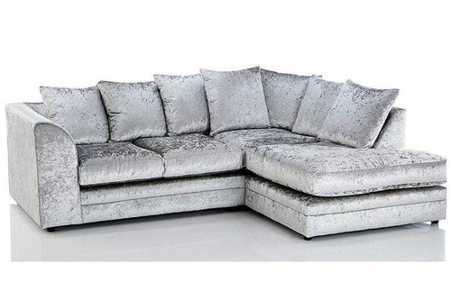 Corner sofa silver crystal - corner,