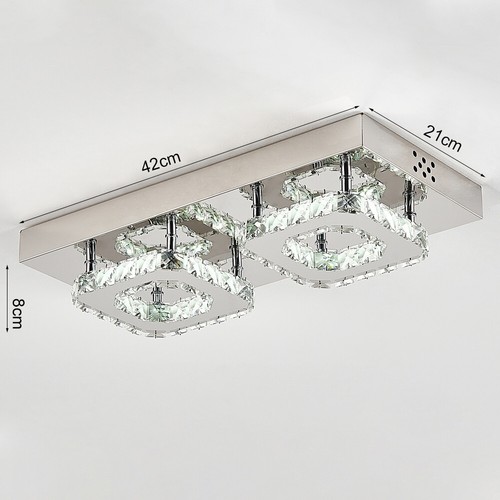 Modern led crystal ceiling - led,