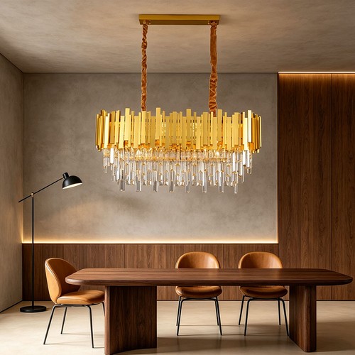 Modern gold crystal tier k9 - crystal, 3-tier