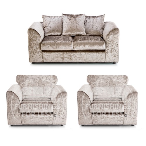 Crystal mink corner sofa - crystal,