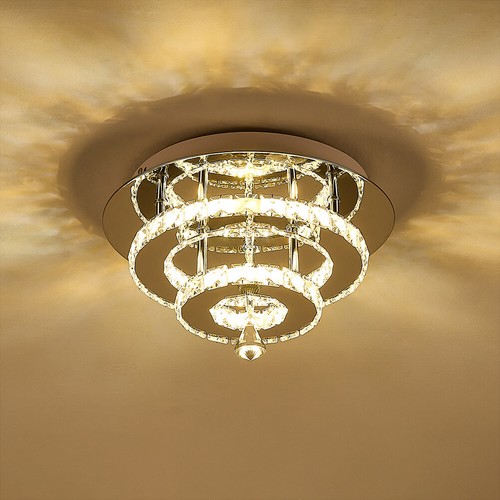 Led ceiling crystal chandelier - ceiling,