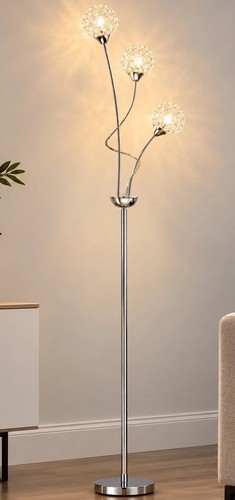 Brushed chrome floor - brushed, 3