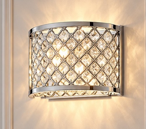 Crystal glass wall mounted - glass,