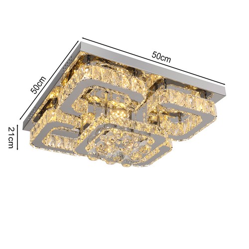 Crystal chandelier square - crystal,