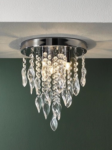 Crystal chandelier light - crystal, 3
