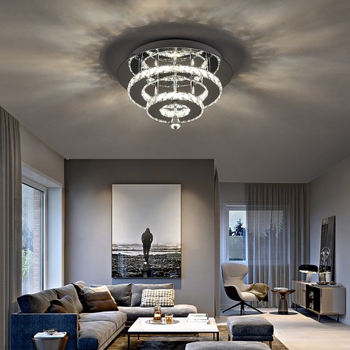 Coolwhite led crystal flush - coolwhite,