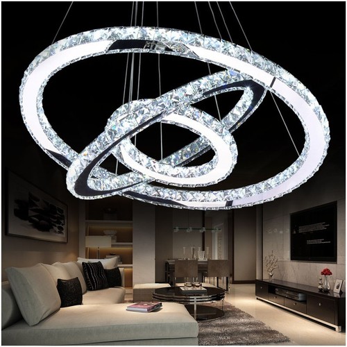 Rings crystal led ceiling - led,