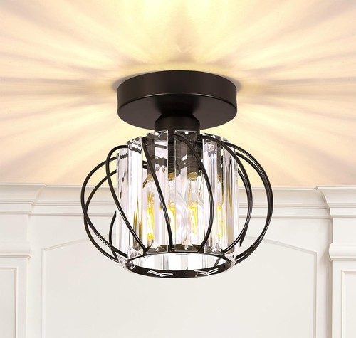 Crystal ceiling light e27 - crystal,