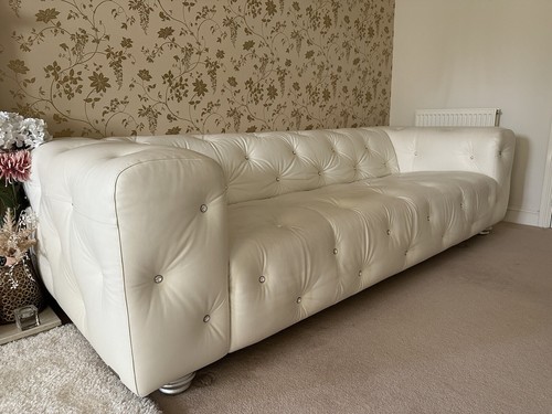 Luxury white sofa - sofa, with