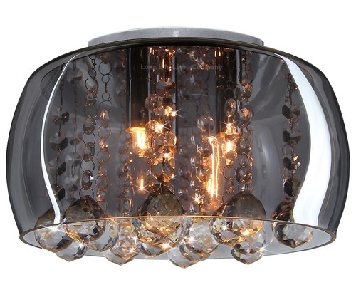 Modern crystal droplet round - droplet,