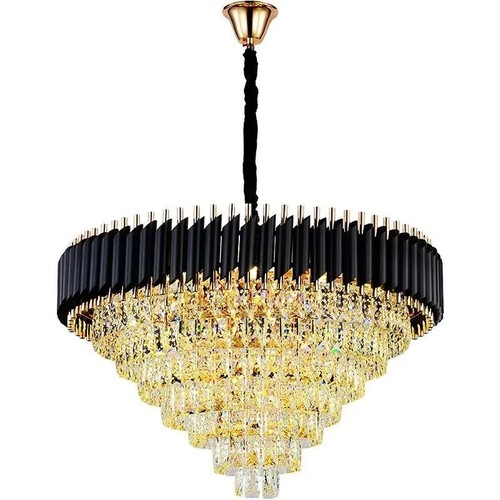 Industrial crystal chandelier - industrial,