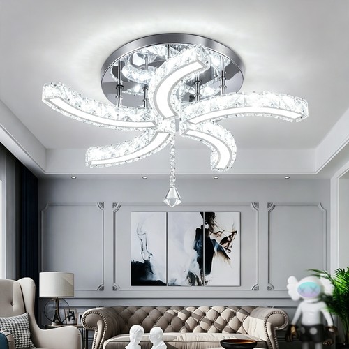 Modern crystal chandelier - crystal,