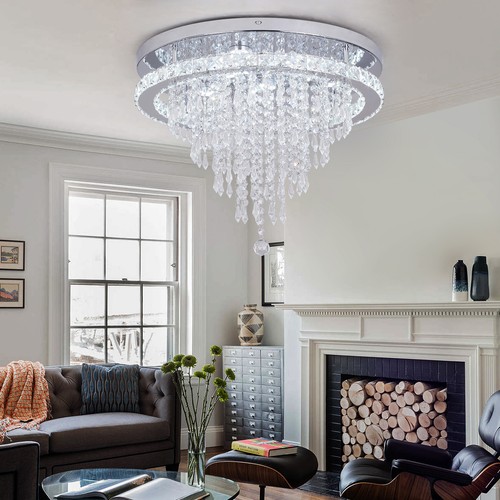 Crystal led chandelier - k9,
