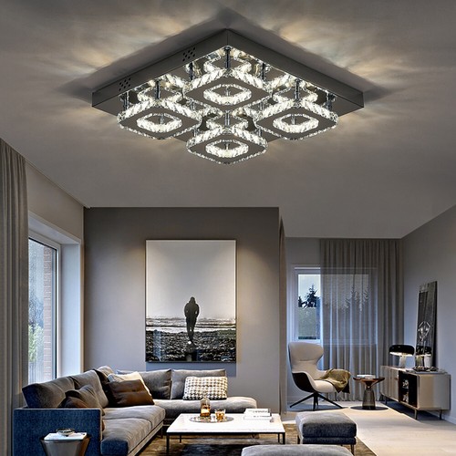 Led ceiling crystal lights - led,