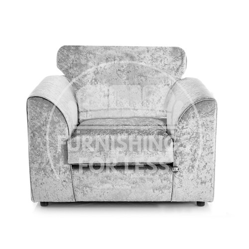 Crystal silver corner sofa - corner,