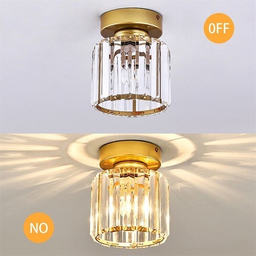 Modern ceiling light - light, crystal