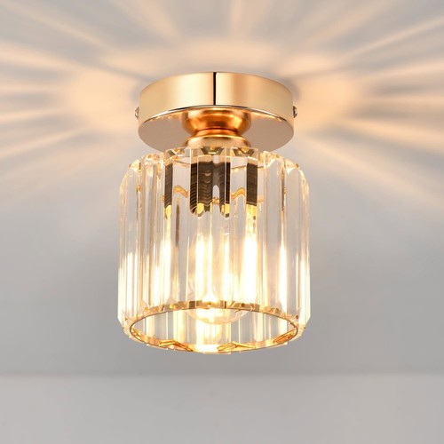 Crystal round ceiling - ceiling, light