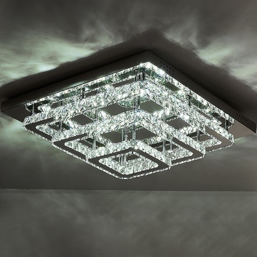 Led ceiling crystal chandelier - led,