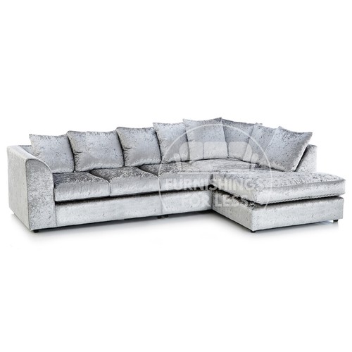 Crystal silver corner - crystal,