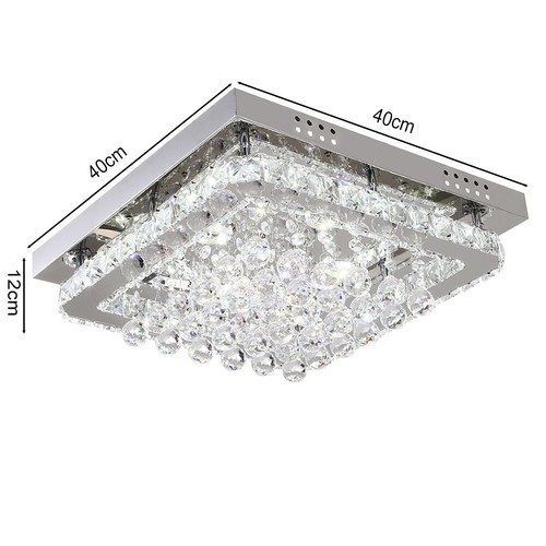 Crystal chandelier square led - square,