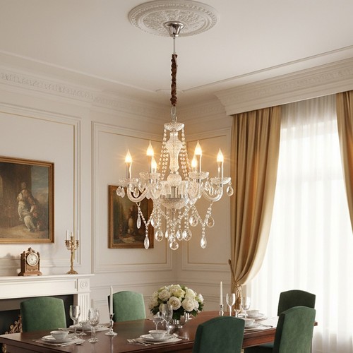 Vintage crystal chandelier - vintage,