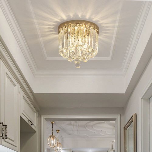 Crystal chandelier round - chandelier,