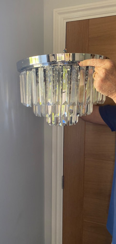 Crystal chandalier ceiling - crystal,